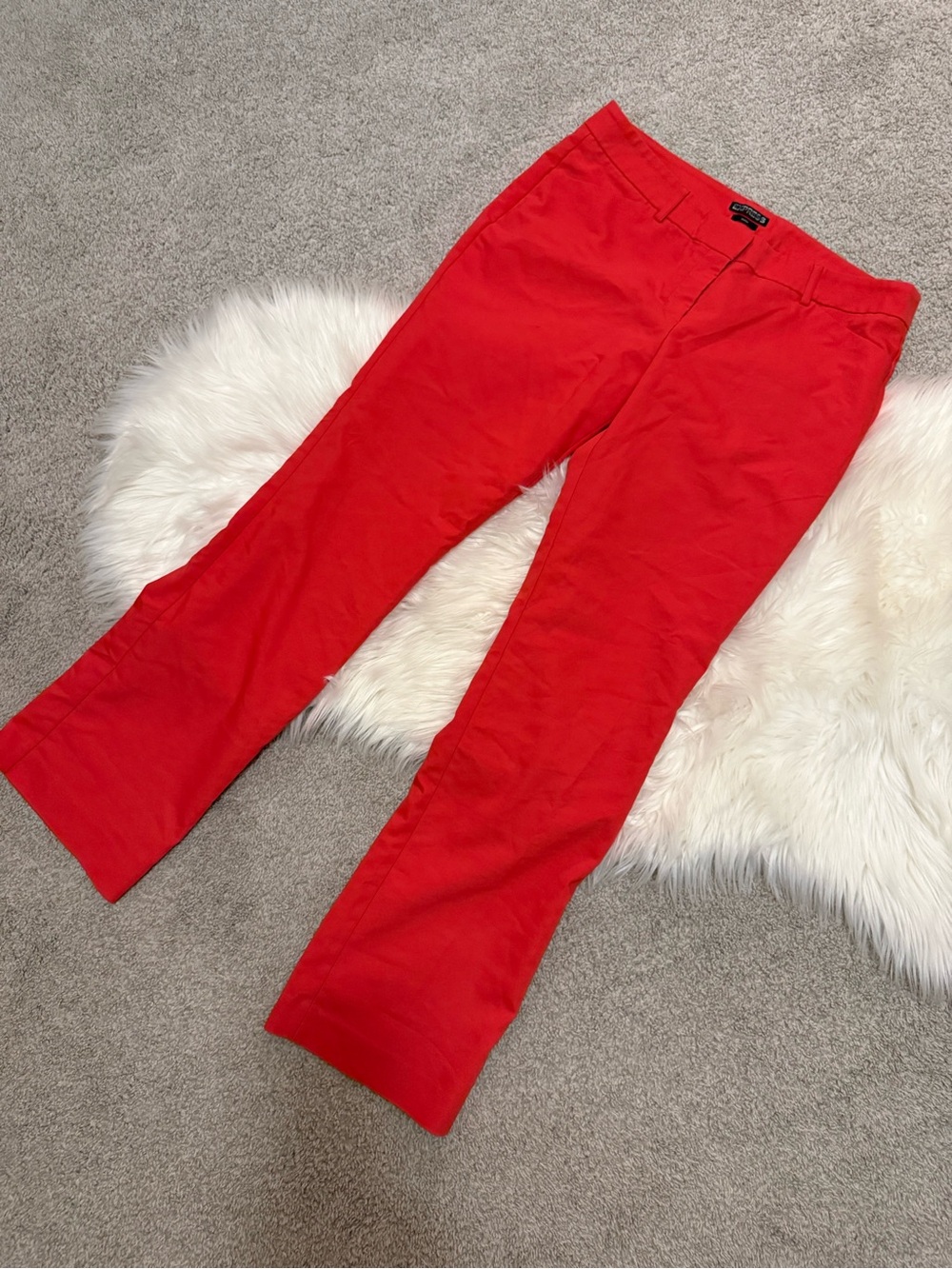 Women’s Red Straight-Leg Jeans